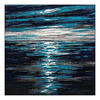 Unique Loom Metro Watercolor Rug