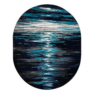Unique Loom Metro Watercolor Rug