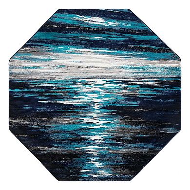 Unique Loom Metro Watercolor Rug