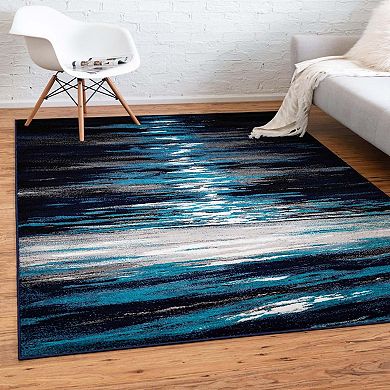 Unique Loom Metro Watercolor Rug