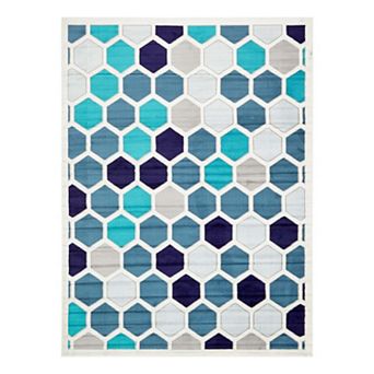 Unique Loom Metro Tile Print Rug