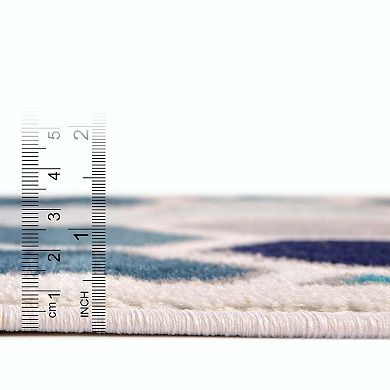 Unique Loom Metro Tile Print Rug