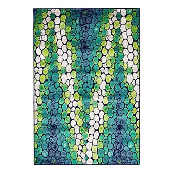 Unique Loom Metro Circle Print Rug