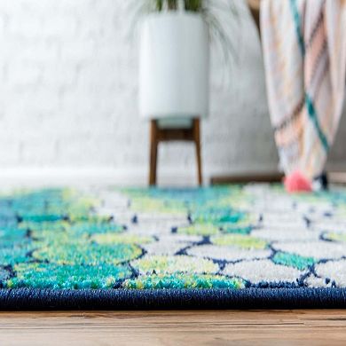 Unique Loom Metro Circle Print Rug