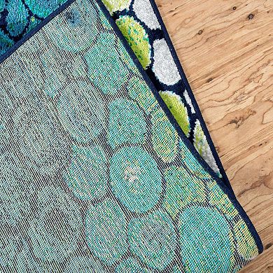 Unique Loom Metro Circle Print Rug