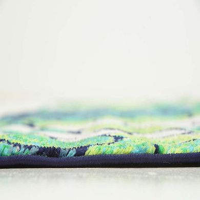 Unique Loom Metro Circle Print Rug