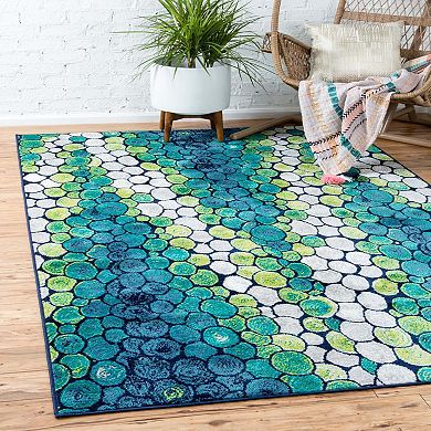 Unique Loom Metro Circle Print Rug