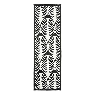 Unique Loom Metro Palm Leaf Rug