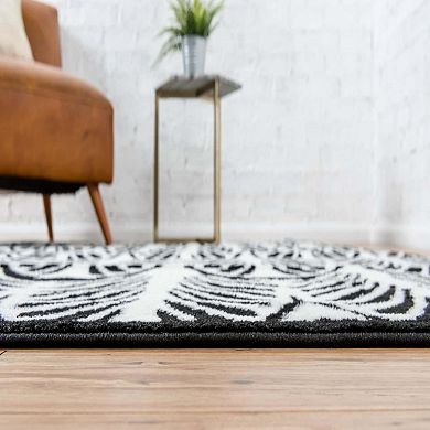 Unique Loom Metro Palm Leaf Rug