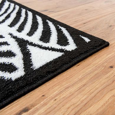 Unique Loom Metro Palm Leaf Rug