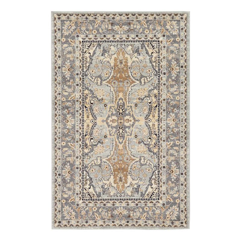 Unique Loom Elizabeth Tradition Rug, Grey, 5X8 Ft