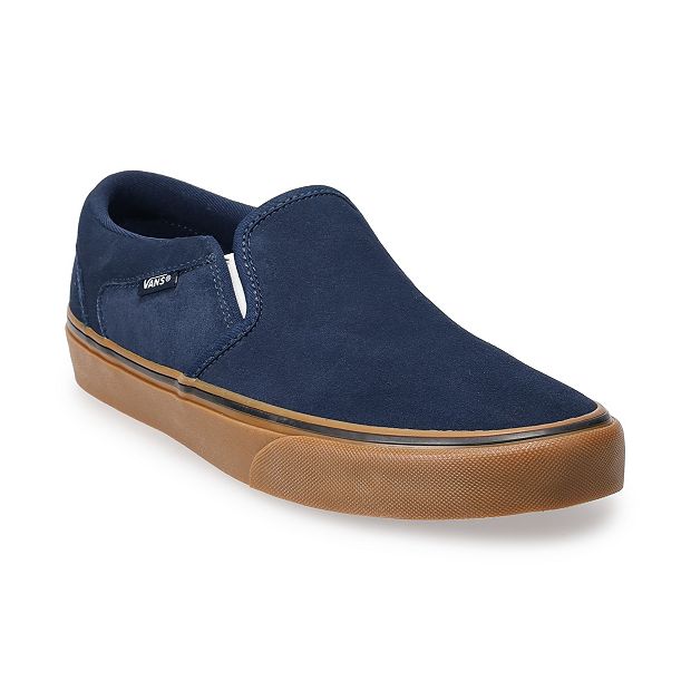 Vans® Asher Men's Suede Slip-On Sneakers