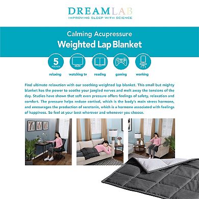Dream Lab 5-lbs. Weighted Lap Blanket
