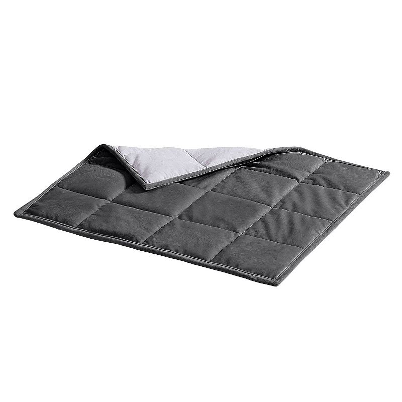 29276509 Dream Lab 5-lbs. Weighted Lap Blanket, Grey, 5 LBS sku 29276509