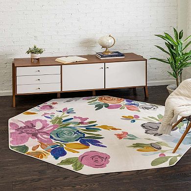 Unique Loom Laura Blossom Rug