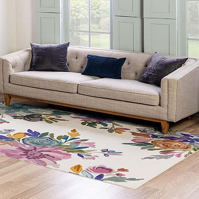 Unique Loom Laura Blossom Rug