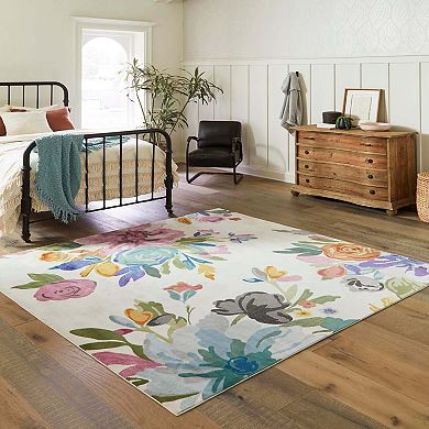 Unique Loom Laura Blossom Rug