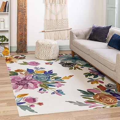 Unique Loom Laura Blossom Rug