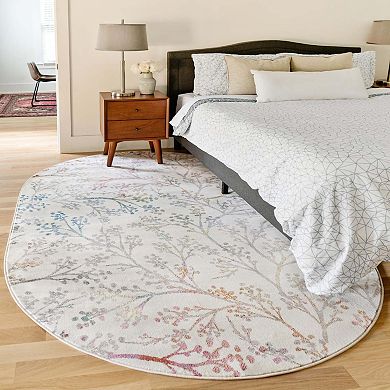 Unique Loom Yoshino Blossom Rug