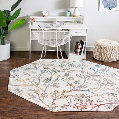 Unique Loom Yoshino Blossom Rug