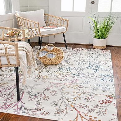 Unique Loom Yoshino Blossom Rug
