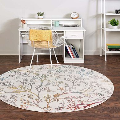 Unique Loom Yoshino Blossom Rug