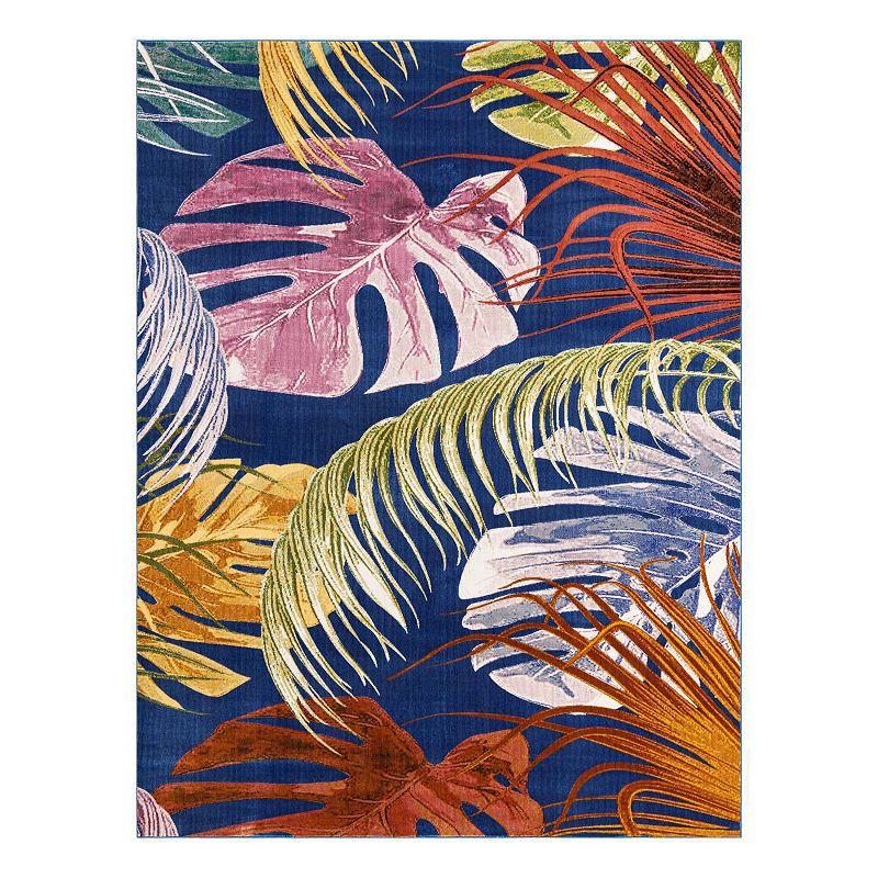 Unique Loom Montego Blossom Rug, Multicolor, 5X8 Ft