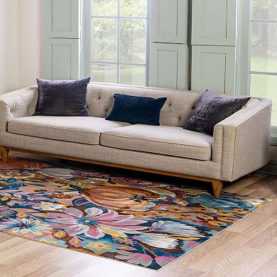 Unique Loom Negril Blossom Rug