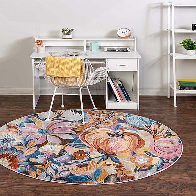 Unique Loom Negril Blossom Rug