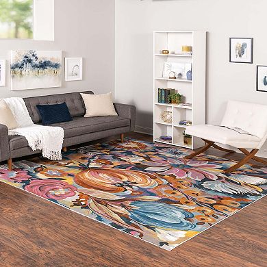 Unique Loom Negril Blossom Rug