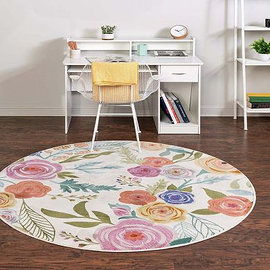 Unique Loom Ashley Blossom Rug