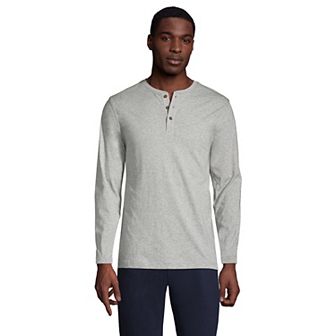 Big & Tall Lands' End Supima Jersey Henley