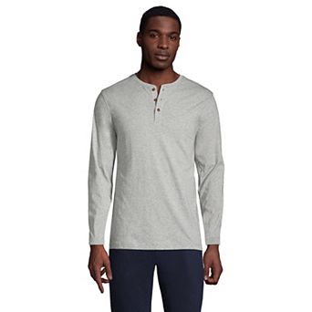 Big & Tall Lands' End Supima Jersey Henley