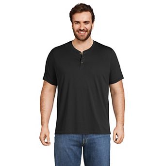 Big & Tall Lands' End Supima Cotton Henley Tee