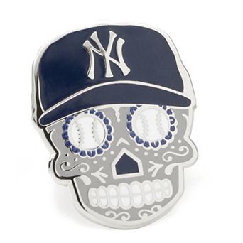 Men's Cuff Links, Inc. New York Yankees Sugar Skull Lapel Pin