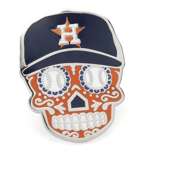 Houston Astros Lapel Pin Grande Sugar Skull