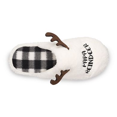 mens reindeer slippers