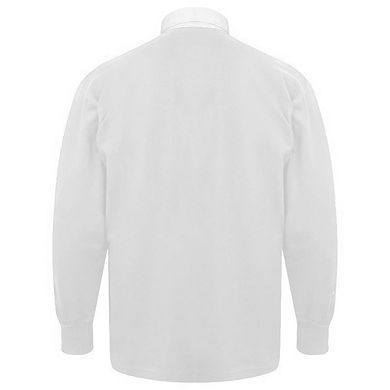 Front Row Long Sleeve Classic Rugby Polo Shirt