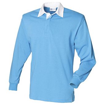 Front Row Long Sleeve Classic Rugby Polo Shirt