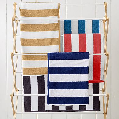 Madelinen® Bondi 4-Pack Cabana Stripe Beach Towel