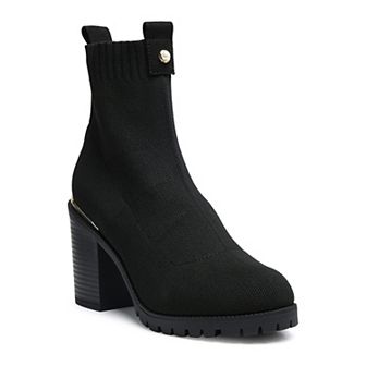 London Rag Medusa Women's Block Heel Ankle Boots
