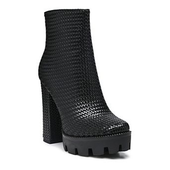 London Rag Moleski Women's Heeled Ankle Boots