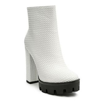 London Rag Moleski Women's Heeled Ankle Boots