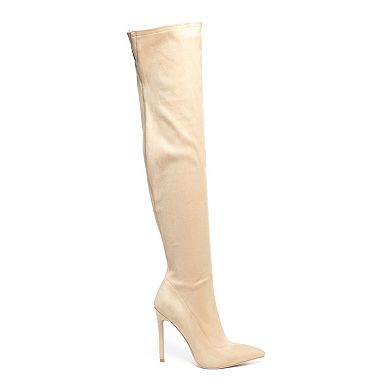 London Rag Tilera Women's Heeled Thigh High Boots