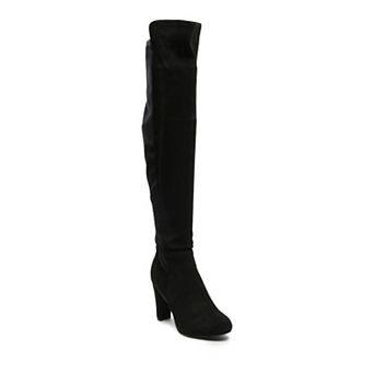 London Rag Fauna Women's Heeled Knee-High Boots
