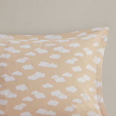 Urban Habitat Kids Ellie Reversible Sunshine Printed Comforter Set with Rainbow Shaped Pillow