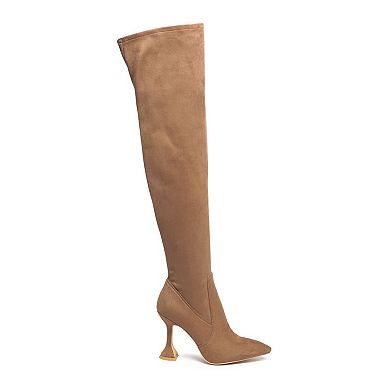 London Rag Brandy Women's Thigh-High Boots