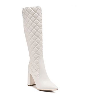 London Rag Quilt Women's Knee-High Boots