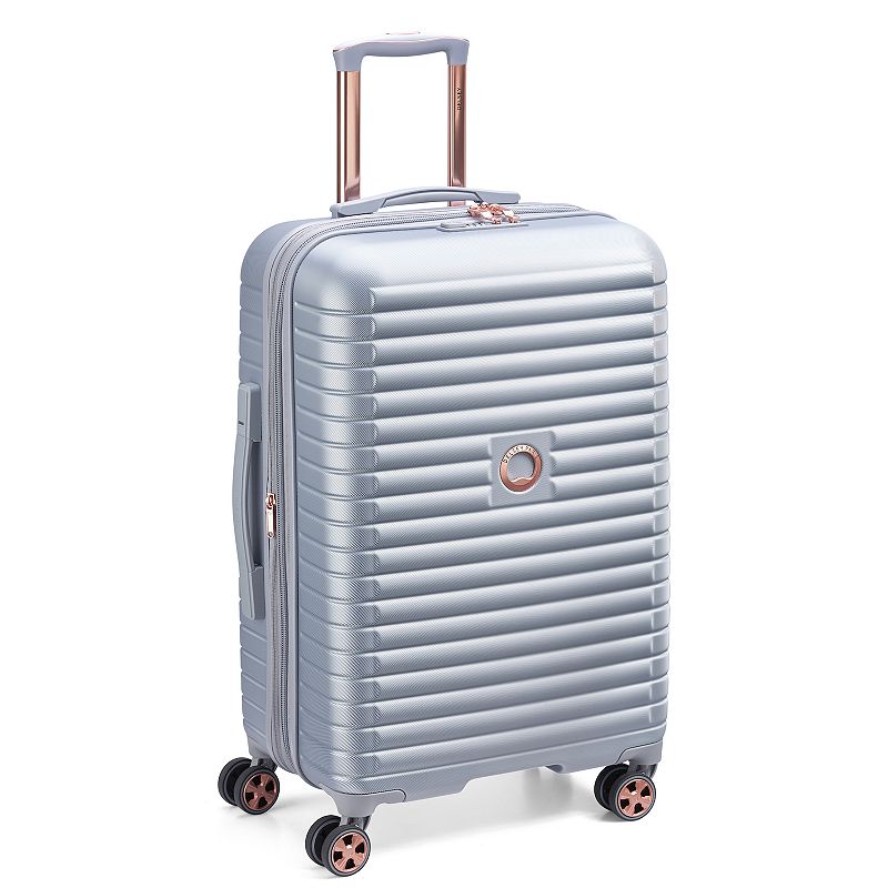 DELSEY Paris Cruise 3.0 Hardside Expandable Luggage with Spinner Wheels, Platinum, Checked-Large 28 Inch (B09R3TS549)