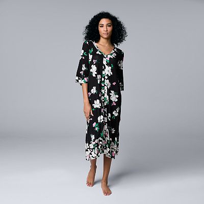 Vera wang caftan top